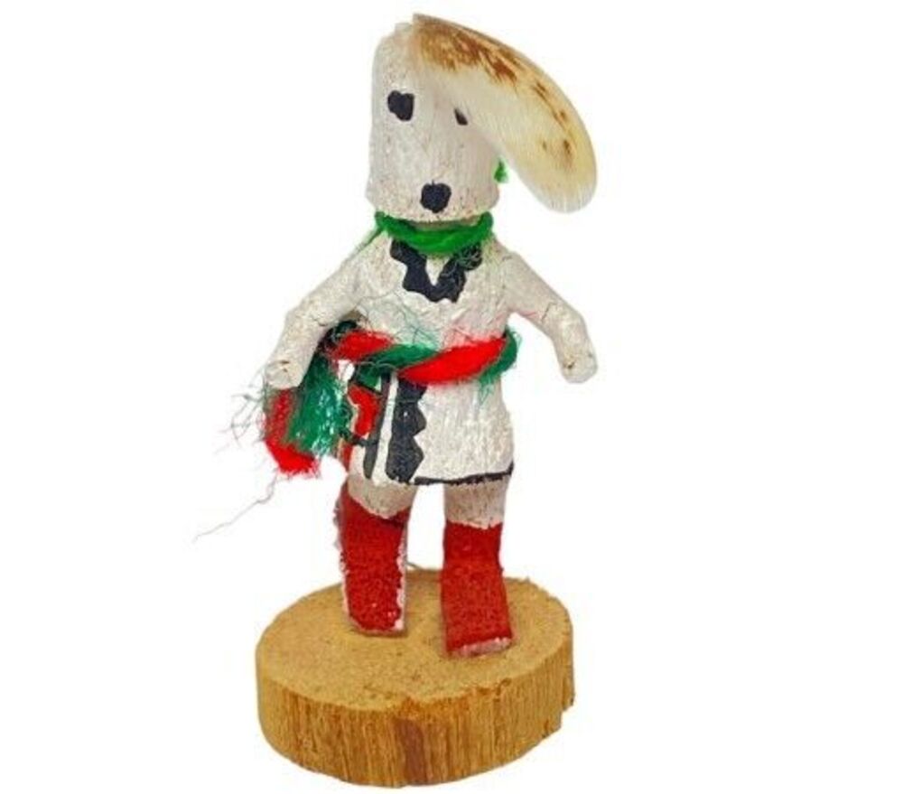 Native American Kachina Doll Miniature Chief Figure Handmade Southwest Signed